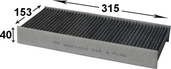 Салонный фильтр JS Asakashi. Артикул AC0141C