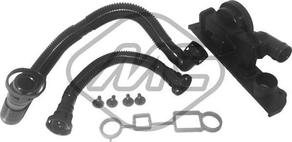 Клапан картерных газов С ПАТРУБКАМИ KIT AUDI A4!!! Metalcaucho. Артикул 35119