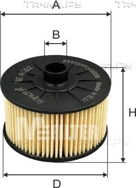 Масляный фильтр MFilter для Nissan Qashqai II 2013-2026. Артикул TE 4052
