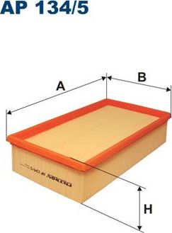 Воздушный фильтр Filtron для Renault Espace III 2000-2002. Артикул AP 134/5