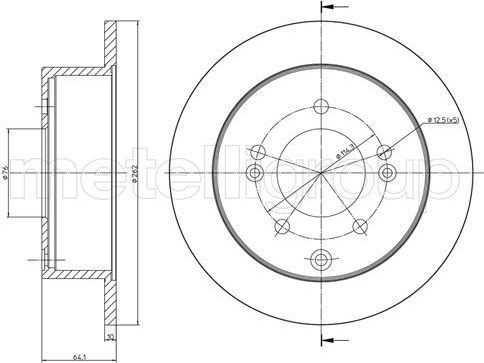 Тормозной диск Trusting. Артикул DF1470