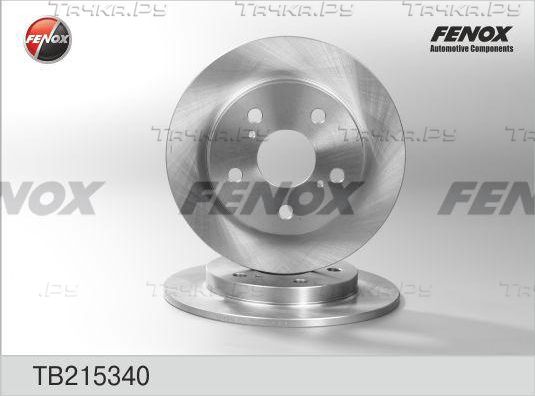 Тормозной диск Fenox задний для Opel Insignia I 2010-2011. Артикул TB215340