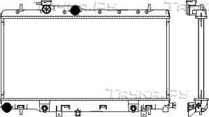 Радиатор охлаждения двигателя Sakura для Subaru Impreza II 2000-2009. Артикул 3421-1030
