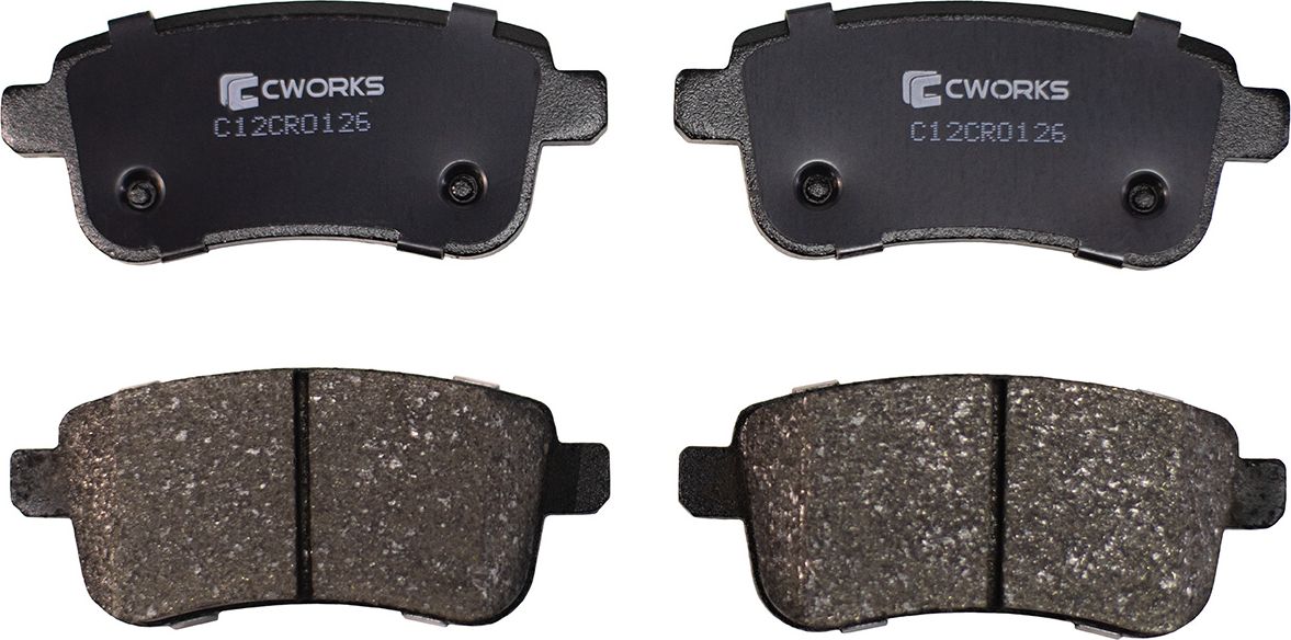 Колодки тормозные задние (Low Metallic) (Cworks). Артикул C12CR0126