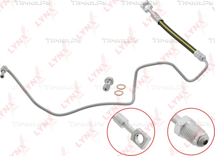Тормозной шланг LYNXauto для Volkswagen Bora 1998-2013. Артикул BL-3167
