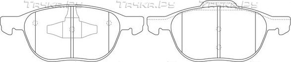 Тормозные колодки FIT. Артикул FP1230