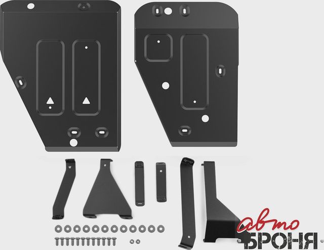 Защита топливного бака АвтоБроня для Geely Atlas FWD РКПП II поколение 2023-2026. Артикул 111.01939.1