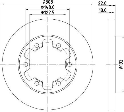 Вентилятор радиатора двигателя Hella BEHR HELLA SERVICE *** PREMIUM LINE ***. Артикул 8MV 376 727-141