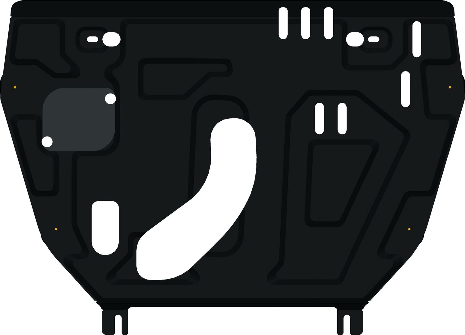 Защита Alfeco для картера и КПП Lexus NX 200t 2014-2026. Артикул ALF.12.12