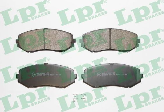 Тормозные колодки LPR. Артикул 05P1318