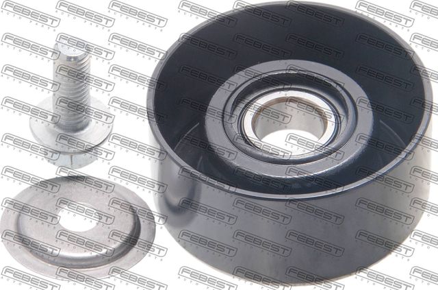 Натяжной ролик (натяжитель) приводного поликлинового ремня Febest. Артикул 0287-R51MD