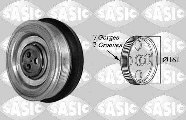 Шкив коленвала Sasic. Артикул 2156057