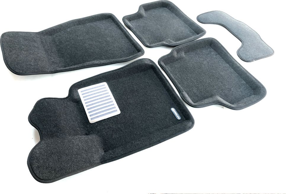 Коврики текстильные Euromat 3D Lux для салона BMW 5 G30 2017-2023 Темно-серые. Артикул EM3D-001219G