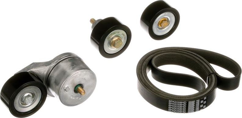 Приводной ремень поликлиновой с роликами (комплект) Gates FleetRunner™ Micro-V®. Артикул K018PK2058HD