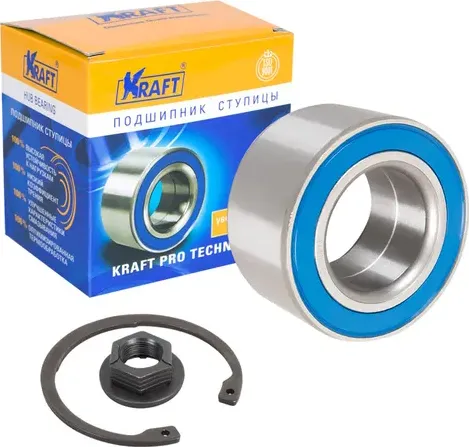 Подшипник ступицы FORD FOCUS 1 -04 перед.с ABS (Kraft). Артикул KT100873