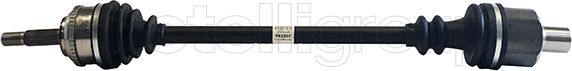 Полуось (привод в сборе, приводной вал) Metelli. Артикул 17-0600