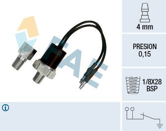Датчик давления масла FAE. Артикул 12540