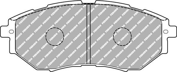 Тормозные колодки FERODO RACING DS2500 для Subaru Legacy IV 2003-2009. Артикул FCP1984H