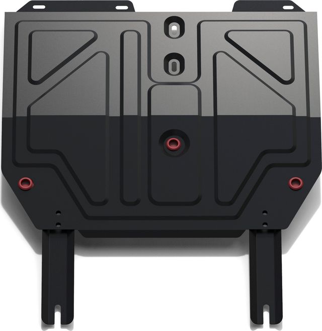 Защита АвтоБРОНЯ для картера и КПП Chery Tiggo 3 МКПП 2014-2020. Артикул 111.00916.1