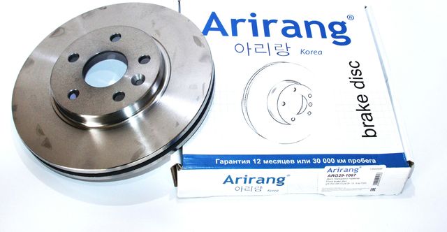 Диск переднего тормоза (276мм) (Arirang). Артикул ARG291067