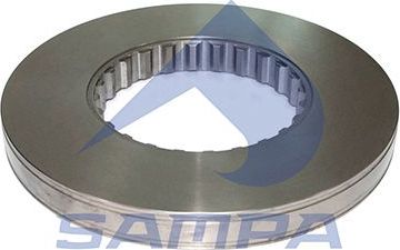 Тормозной диск Sampa передний для Volvo  FL6 1985-2000. Артикул 031.211