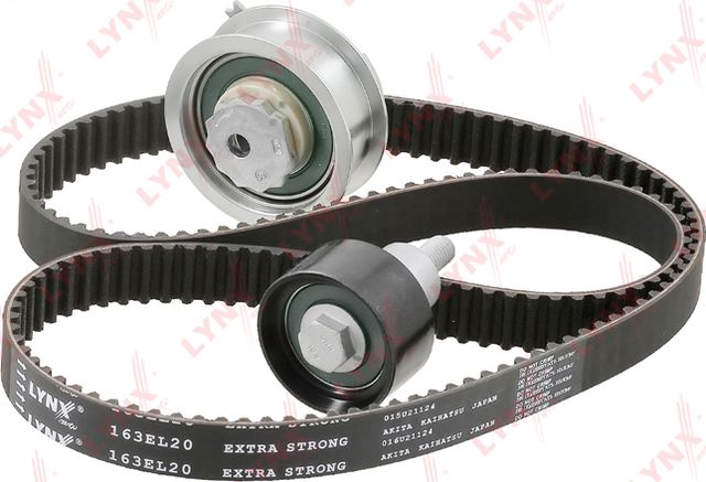 Ремень ГРМ с роликами (комплект) LYNXauto для Volkswagen Golf Sportsvan I 2014-2026. Артикул PK-1336