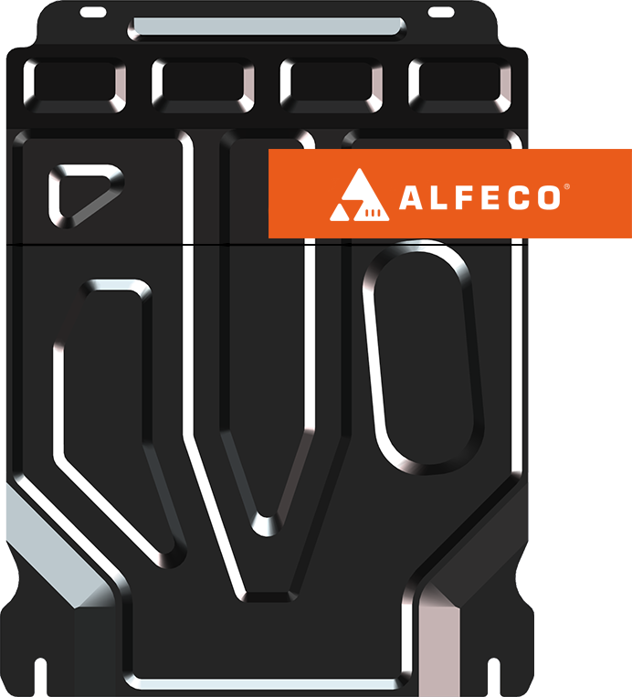 Защита Alfeco для картера и АКПП ZAZ Chance 2012-2014. Артикул ALF.05.06