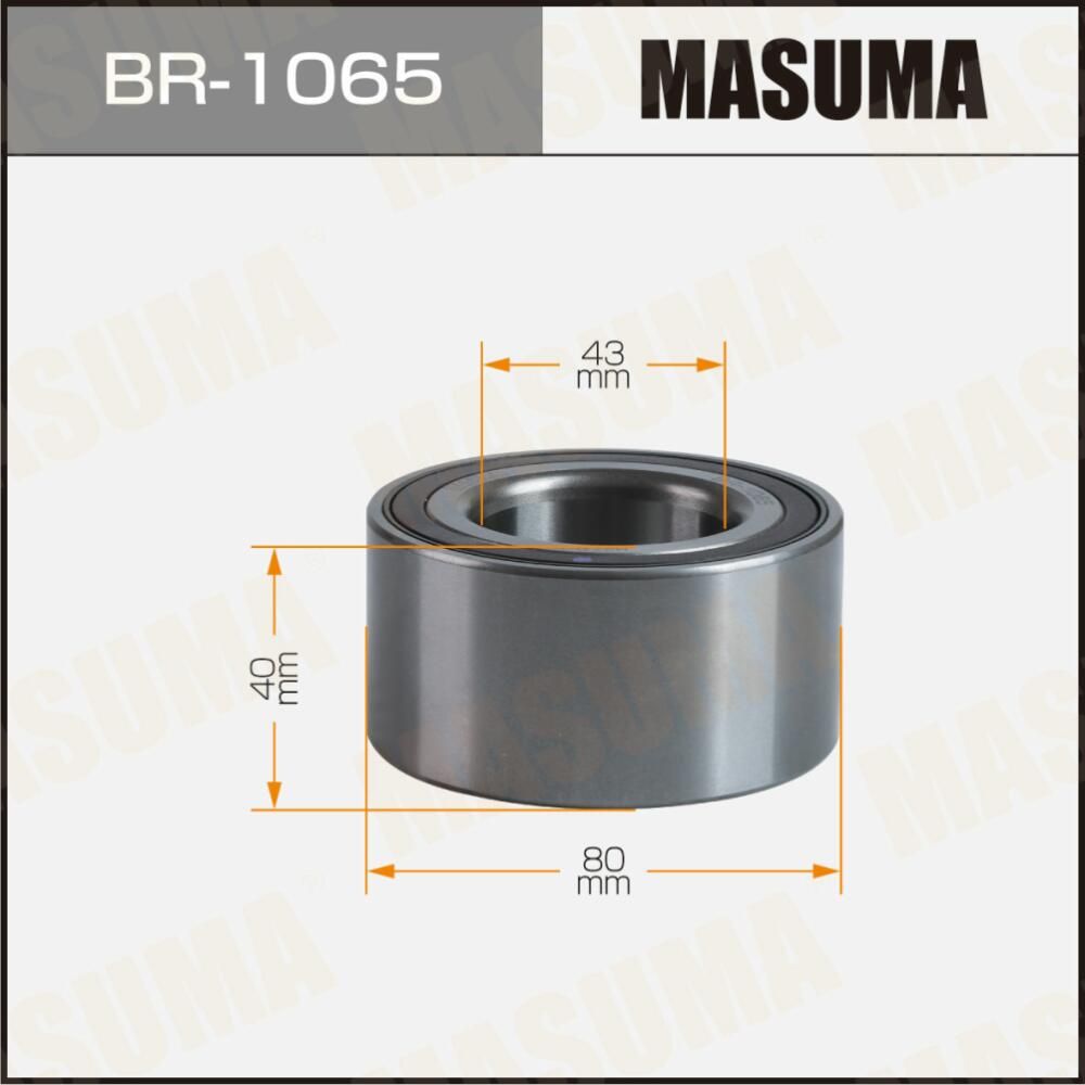 Подшипник ступичный MASUMA, MITSUBISHI OUTLANDER / CW5W.4WD.RUS front. Артикул BR1065