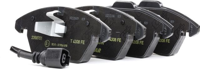 Тормозные колодки Textar Q+. Артикул 2358701