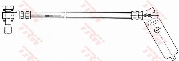 Тормозной шланг TRW. Артикул PHD952
