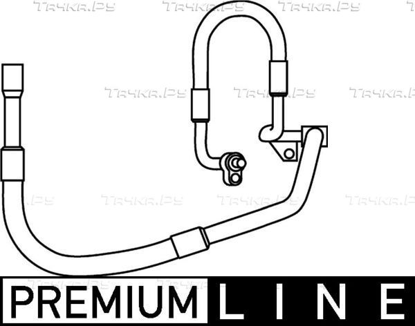 Трубопровод кондиционера (высокое/низкое давление) Mahle Premium. Артикул AP 82 000P