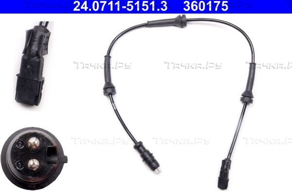 Датчик ABS ATE передний для Renault Megane II 2002-2005. Артикул 24.0711-5151.3