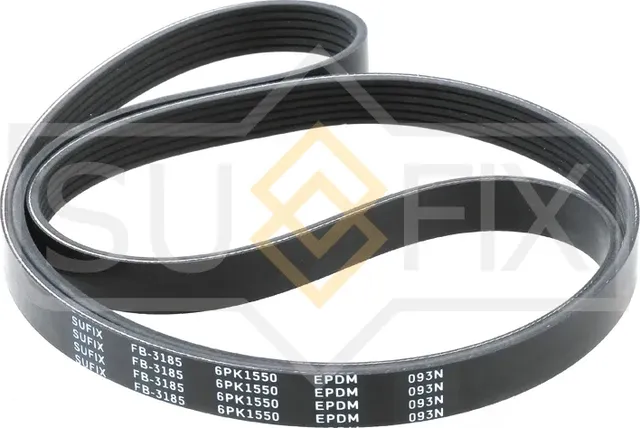 Ремень поликлиновый 6PK1550 (Sufix). Артикул FB-3185