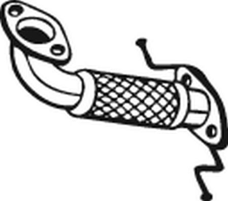 Глушитель (труба соединительная приемная) Bosal передний для Ford Mondeo III 2000-2007. Артикул 703-123