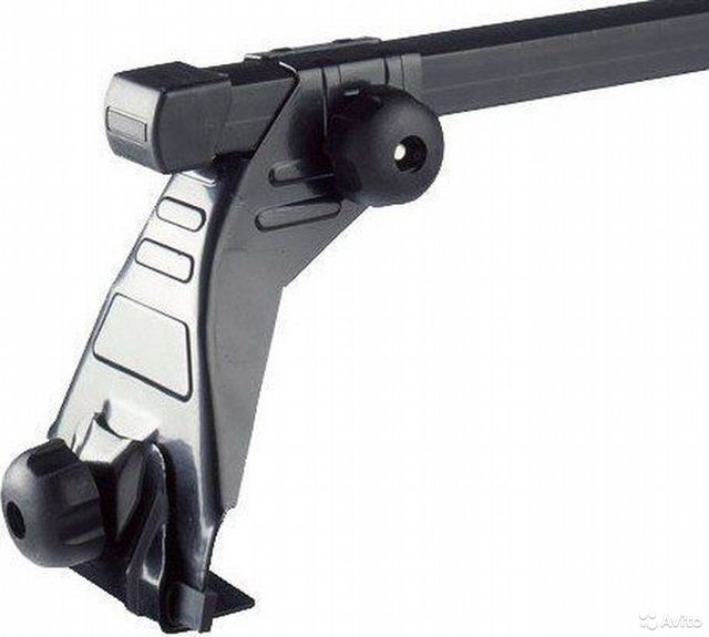 Багажник на крышу Атлант Эконом креп. за водостоки для ВАЗ 2121 Нива, 4х4 1976-2026 (Прямоугольные дуги). Артикул 8903