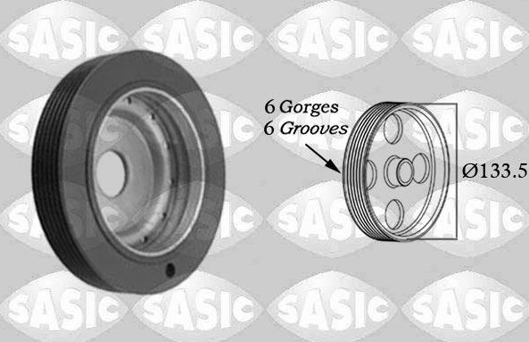 Шкив коленвала Sasic. Артикул 2154001