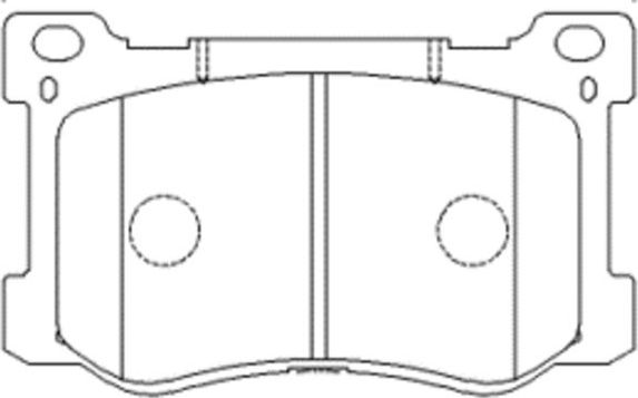 Тормозные колодки CTR. Артикул GK1517