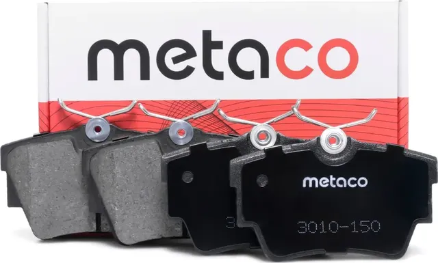 Колодки тормозные задние дисковые к-кт (Metaco). Артикул 3010150