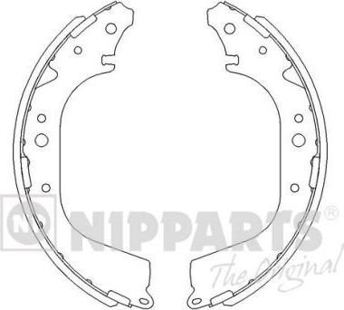 Тормозные колодки Nipparts. Артикул J3502005