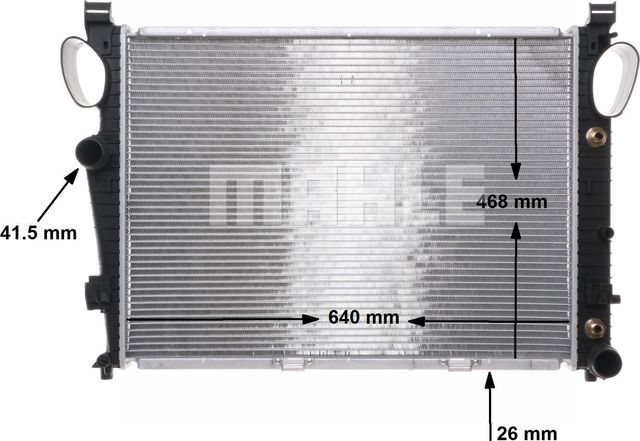 Радиатор охлаждения двигателя Mahle Behr для Mercedes-Benz S-Класс V (W221) 2005-2013. Артикул CR 304 000S