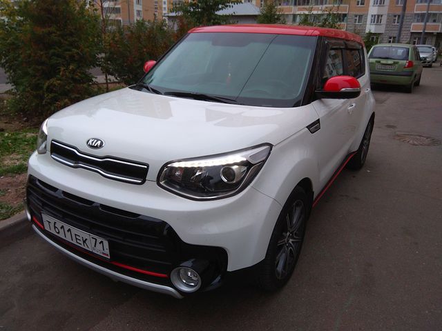 Дефлекторы SIM для окон Kia Soul II 2013-2019. Артикул SKISOU1432