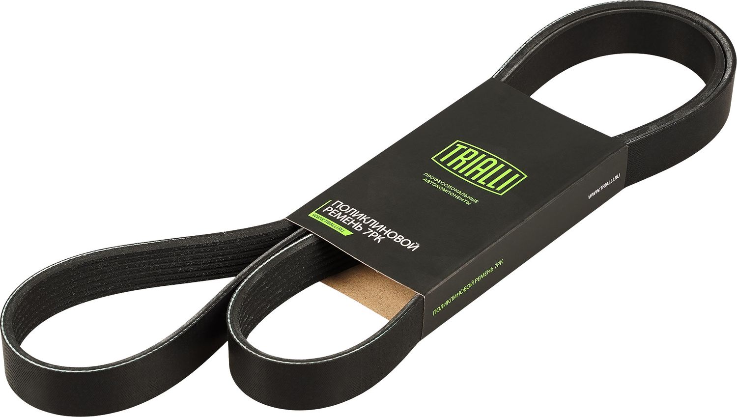 Приводной ремень поликлиновой Trialli (EPDM (Этилен-пропиленовый каучук)). Артикул 7PK1570