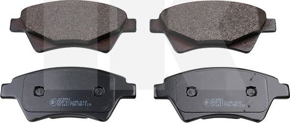 Тормозные колодки NK передние для Renault Kangoo I 2001-2008. Артикул 223951