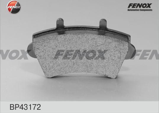 Тормозные колодки Fenox. Артикул BP43172