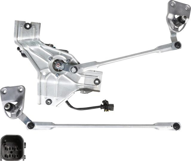 Трапеция стеклоочистителя (дворника) (в сборе) StartVOLT (Стальная труба) передний для Mercedes-Benz Actros MP5 2019-2026. Артикул VWA 15062