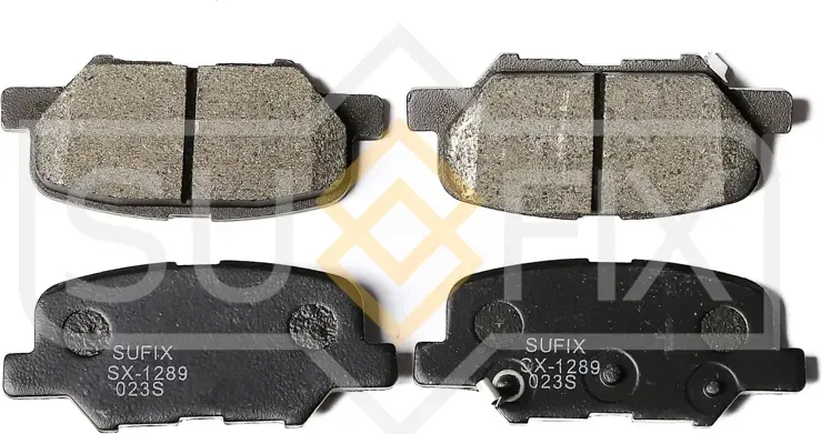 Колодки дисковые тормозные задние правые/левые CITROEN C4 AIRCROSS 2012-/1.6 4A9 (Sufix). Артикул SX1289