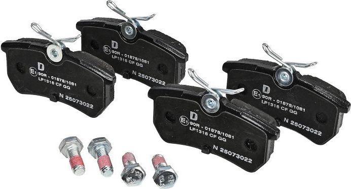 Тормозные колодки Delphi (Low-Metallic). Артикул LP1316