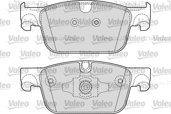 Тормозные колодки Valeo передние для Volvo XC60 II 2017-2026. Артикул 601698