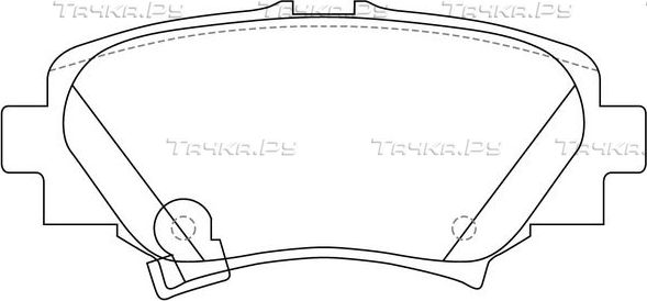 Тормозные колодки FIT. Артикул FP1729