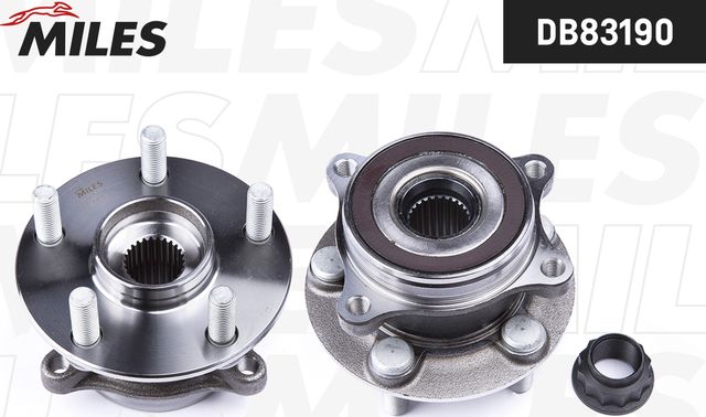 Ступица колеса с интегрированным подшипником Miles передняя правая/левая для Lexus CT I 2010-2018. Артикул DB83190